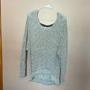 Free People V-Neck Gray Sweater